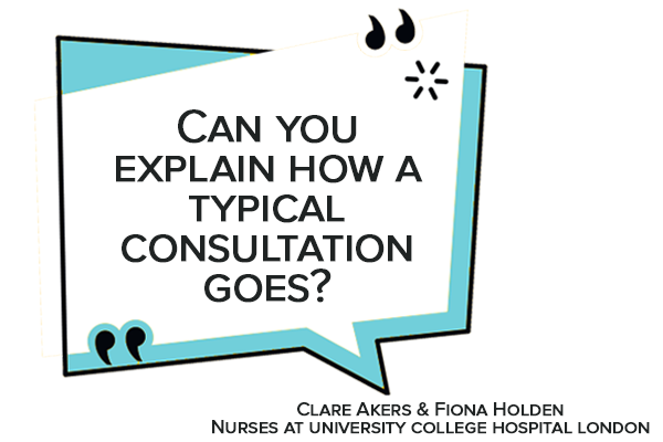 Can you explain how a typical consultation goes